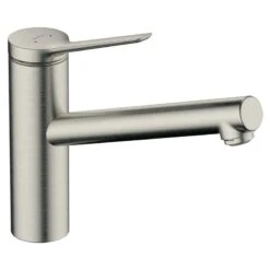 Hansgrohe Zesis M33 Single Lever Kitchen Mixer Tap 150 1Jet - Stainless Steel - 74802800