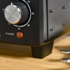 HOMCOM 1400W 21 Litre Mini Countertop Oven & Grill - Black - 800-085V70 -Blanco Shop homcom 800085v70 legs