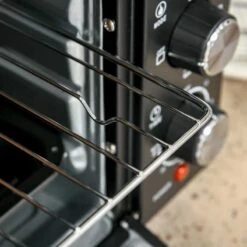 HOMCOM 1400W 21 Litre Mini Countertop Oven & Grill - Black - 800-085V70 -Blanco Shop homcom 800085v70 racks