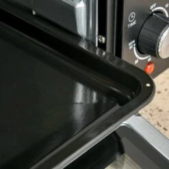 HOMCOM 1400W 21 Litre Mini Countertop Oven & Grill - Black - 800-085V70 -Blanco Shop homcom 800085v70 tray