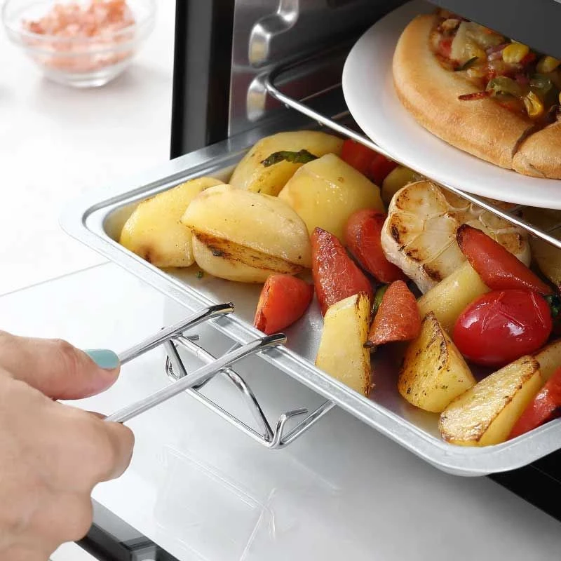 HOMCOM 750W 9 Litre Mini Countertop Oven & Grill - Black - 800-088 7 HOMCOM 750W 9 Litre Mini Countertop Oven & Grill - Black - 800-088 - Image 7