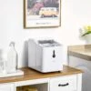 HOMCOM 12kg Portable Countertop Ice Maker Machine - White - 800-101