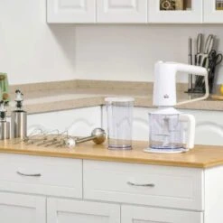 HOMCOM 5-in-1 Electric Hand Mixer - White - 800-102V70