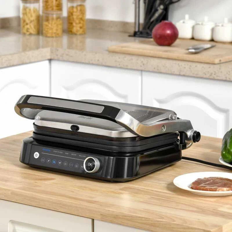 HOMCOM 2100W Health Grill & Pannini Maker - Black - 800-110V70 5 HOMCOM 2100W Health Grill & Pannini Maker - Black - 800-110V70 - Image 5