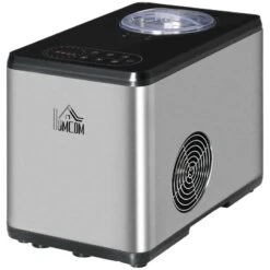 HOMCOM 1.5 Litre Ice Cream Maker - Stainless Steel - 800-116V70 12 HOMCOM 1.5 Litre Ice Cream Maker - Stainless Steel - 800-116V70 -Blanco Shop homcom 800116v70 1