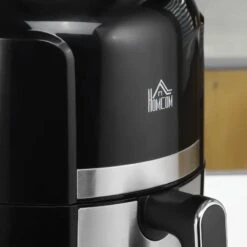 HOMCOM 1300W 4 Litre Air Fryer With Rapid Air Circulation - Black - 800-119V70 16 HOMCOM 1300W 4 Litre Air Fryer With Rapid Air Circulation - Black - 800-119V70 -Blanco Shop homcom 800119v70 close up view