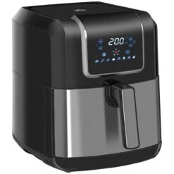 HOMCOM 1700W 6.5 Litre Air Fryer With Digital Display - Black - 800-120V70 13 HOMCOM 1700W 6.5 Litre Air Fryer With Digital Display - Black - 800-120V70 -Blanco Shop homcom 800120v70