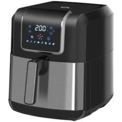 HOMCOM 1700W 6.5 Litre Air Fryer With Digital Display - Black - 800-120V70 12 HOMCOM 1700W 6.5 Litre Air Fryer With Digital Display - Black - 800-120V70 -Blanco Shop homcom 800120v70 main view