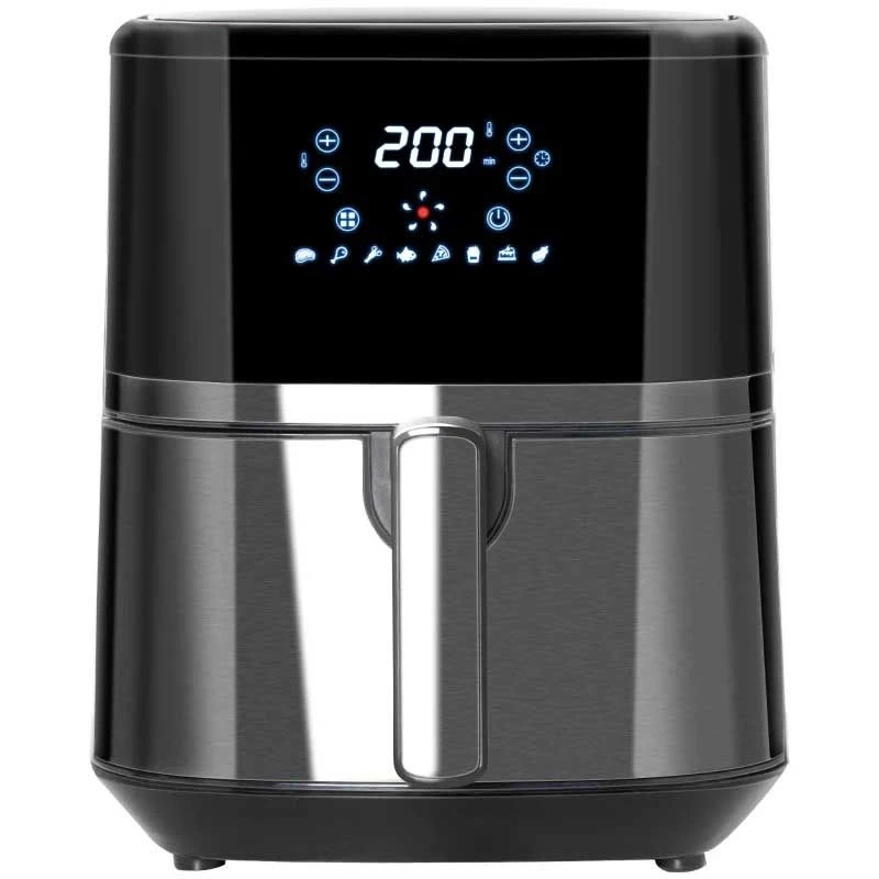HOMCOM 1500W 4.5 Litre Air Fryer With Digital Display - Black - 800-125V70 3 HOMCOM 1500W 4.5 Litre Air Fryer With Digital Display - Black - 800-125V70 - Image 3