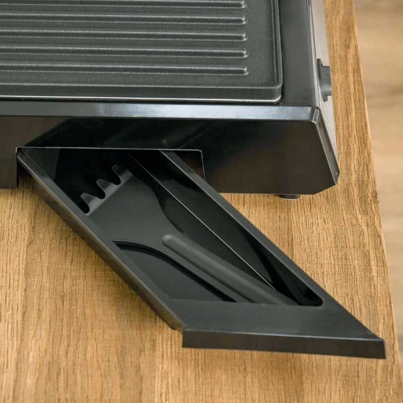 HOMCOM 2000W Health Grill & Pannini Maker - Black - 800-137V70 5 HOMCOM 2000W Health Grill & Pannini Maker - Black - 800-137V70 - Image 5