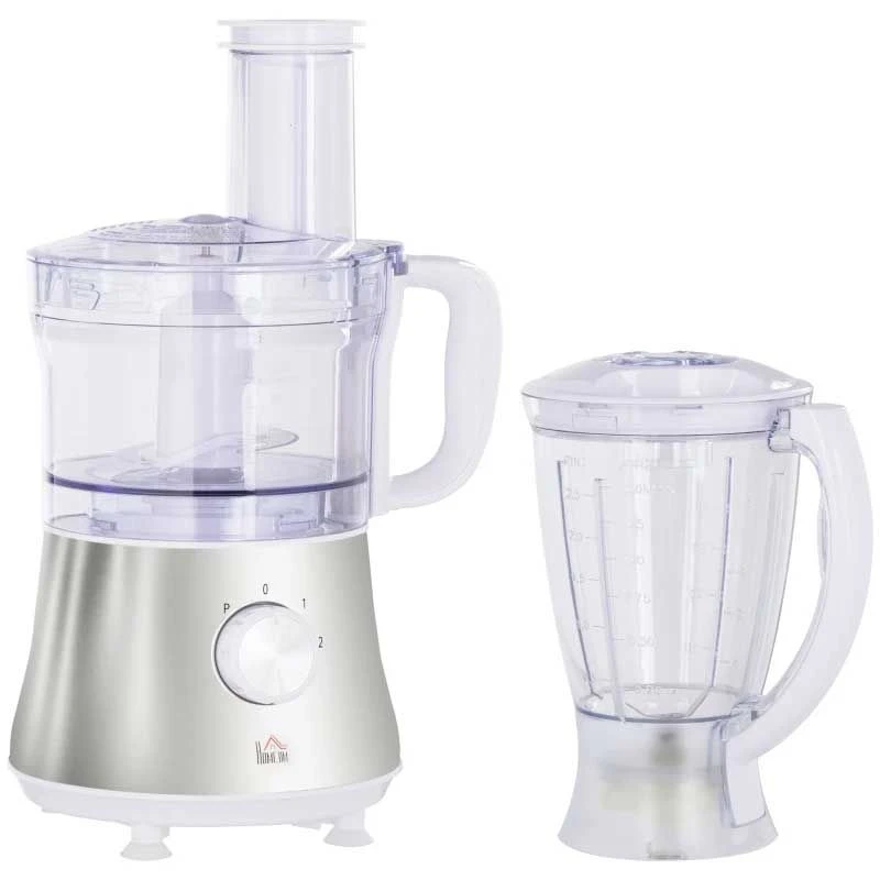 HOMCOM 500W 1.5 Litre Food Processor - Silver - 800-140V70 4 HOMCOM 500W 1.5 Litre Food Processor - Silver - 800-140V70 - Image 4