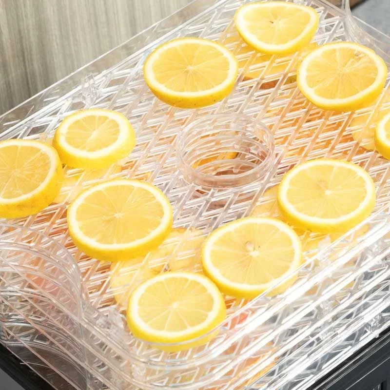 HOMCOM 245W 5 Tier Food Dehydrator - Silver - 800-142V70 6 HOMCOM 245W 5 Tier Food Dehydrator - Silver - 800-142V70 - Image 6