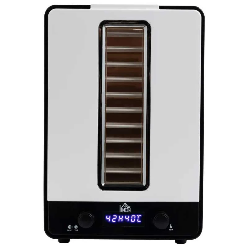 HOMCOM 550W 11 Tier Food Dehydrator - White - 800-143V70 3 HOMCOM 550W 11 Tier Food Dehydrator - White - 800-143V70 - Image 3
