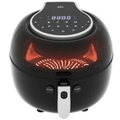 HOMCOM 1500W 7 Litre Air Fryer With Digital Display - Black - 800-148V70 -Blanco Shop homcom 800148v70 main image1