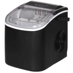 HOMCOM 12 Kg Portable Countertop Ice Maker Machine - Black - 800-154V70BK 12 HOMCOM 12 Kg Portable Countertop Ice Maker Machine - Black - 800-154V70BK -Blanco Shop homcom 800154v70bk