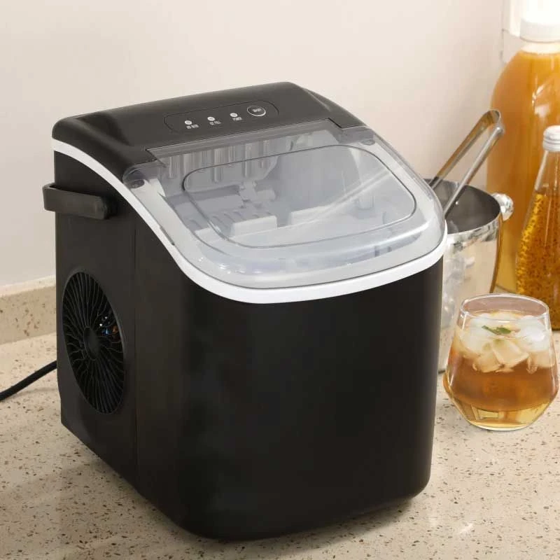 HOMCOM 12 Kg Portable Countertop Ice Maker Machine - Black - 800-154V70BK 5 HOMCOM 12 Kg Portable Countertop Ice Maker Machine - Black - 800-154V70BK - Image 5