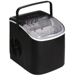 HOMCOM 12 Kg Portable Countertop Ice Maker Machine - Black - 800-154V70BK 13 HOMCOM 12 Kg Portable Countertop Ice Maker Machine - Black - 800-154V70BK -Blanco Shop homcom 800154v70bk main image