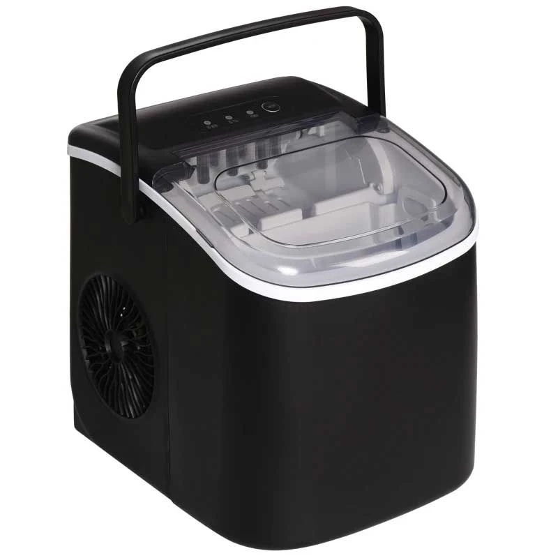HOMCOM 12 Kg Portable Countertop Ice Maker Machine - Black - 800-154V70BK 4 HOMCOM 12 Kg Portable Countertop Ice Maker Machine - Black - 800-154V70BK - Image 4