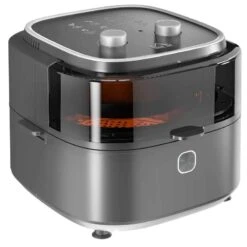 HOMCOM 1350W 6.5 Litre Family Size Air Fryer With Rapid Air Circulation - Grey - 800-164V70GY 13 HOMCOM 1350W 6.5 Litre Family Size Air Fryer With Rapid Air Circulation - Grey - 800-164V70GY -Blanco Shop homcom 800164v70gy