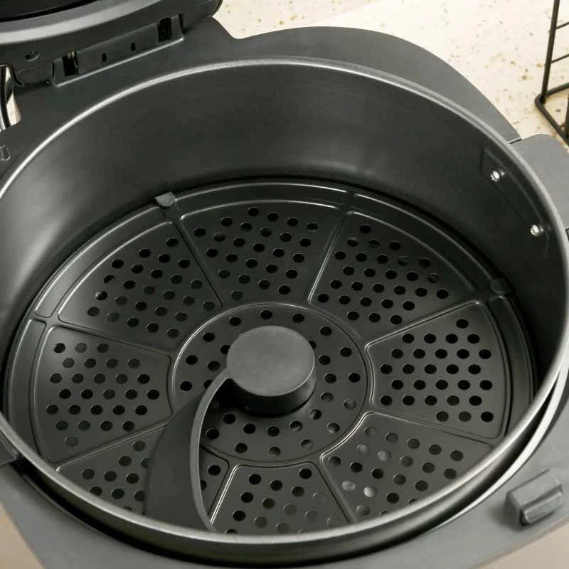 HOMCOM 1350W 6.5 Litre Family Size Air Fryer With Rapid Air Circulation - Grey - 800-164V70GY 6 HOMCOM 1350W 6.5 Litre Family Size Air Fryer With Rapid Air Circulation - Grey - 800-164V70GY - Image 6