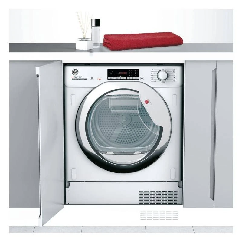 Hoover H500 BATD H7A1TCE-80 B/I 7kg Dryer - White W/Chrome Door 5 Hoover H500 BATD H7A1TCE-80 B/I 7kg Dryer - White W/Chrome Door - Image 5