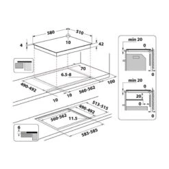Hotpoint HR 612 CH 60cm Ceramic Hob - Black - LHO3500 7 Hotpoint HR 612 CH 60cm Ceramic Hob - Black - LHO3500 -Blanco Shop hotpoint hr612ch 4