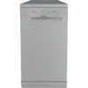 Hotpoint HSFE 1B19S UK N Free Standing 45cm Dishwasher - Silver