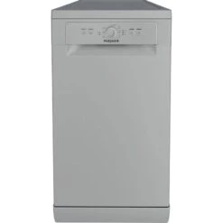 Hotpoint HSFE 1B19S UK N Free Standing 45cm Dishwasher - Silver