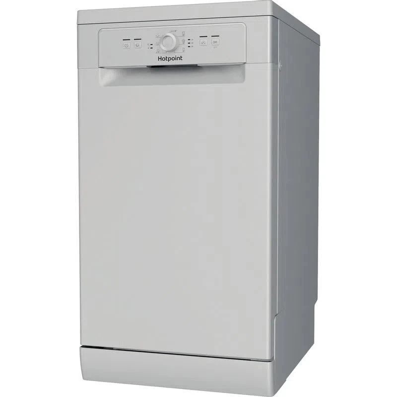Hotpoint HSFE 1B19S UK N Free Standing 45cm Dishwasher - Silver 2 Hotpoint HSFE 1B19S UK N Free Standing 45cm Dishwasher - Silver - Image 2
