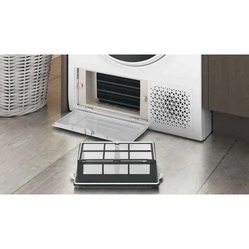 Hotpoint NT M10 81WK UK Free Standing 8KG Tumble Dryer - White 10 Hotpoint NT M10 81WK UK Free Standing 8KG Tumble Dryer - White - Image 10