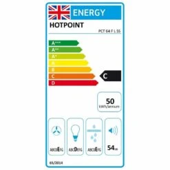 Hotpoint PCT 64 F L SS 53cm Canopy Hood - Grey 11 Hotpoint PCT 64 F L SS 53cm Canopy Hood - Grey -Blanco Shop hotpoint pct 64 f l ss 2