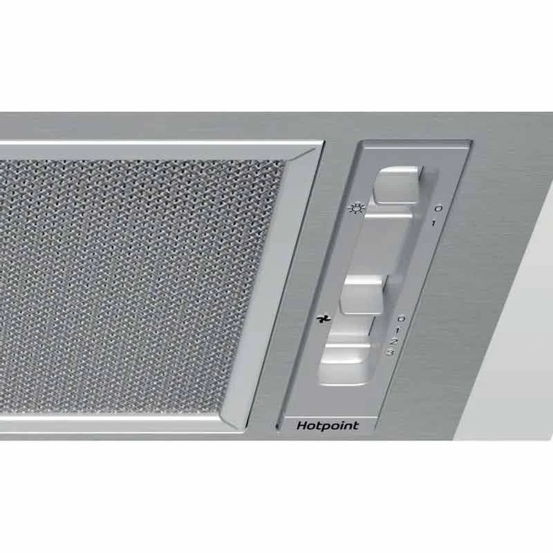 Hotpoint PCT 64 F L SS 53cm Canopy Hood - Grey 1 Hotpoint PCT 64 F L SS 53cm Canopy Hood - Grey