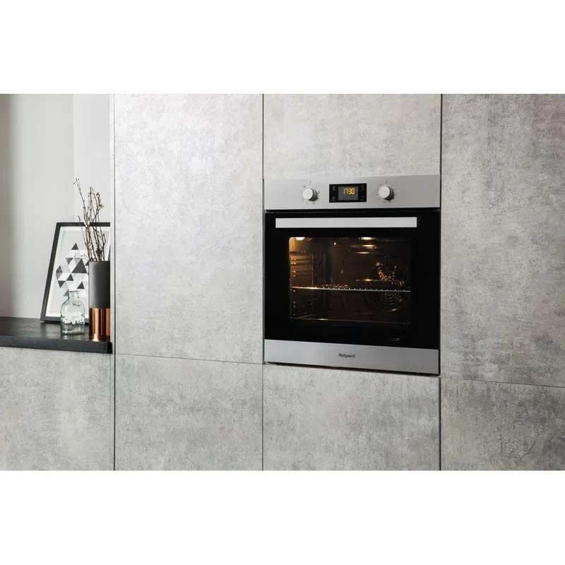 Hotpoint SA3 544 C IX Built-In Single Electric Oven - Stainless Steel 6 Hotpoint SA3 544 C IX Built-In Single Electric Oven - Stainless Steel - Image 6