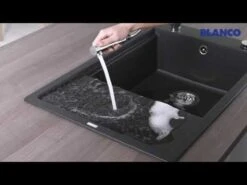 Blanco ELON XL 6 S 1 Bowl Inset Silgranit Reversible Kitchen Sink With Manual InFino Waste - Tartufo - 524851 -Blanco Shop hqdefault 2 56
