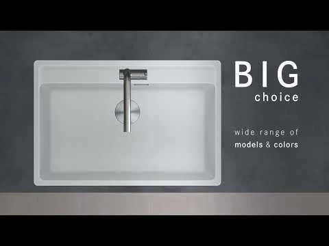 Franke Maris 1.5 Bowl Undermount Fragranite Kitchen Sink MRG 160-34-15 - Left Hand - Stone Grey - 125.0688.514 3 Franke Maris 1.5 Bowl Undermount Fragranite Kitchen Sink MRG 160-34-15 - Left Hand - Stone Grey - 125.0688.514 - Image 3