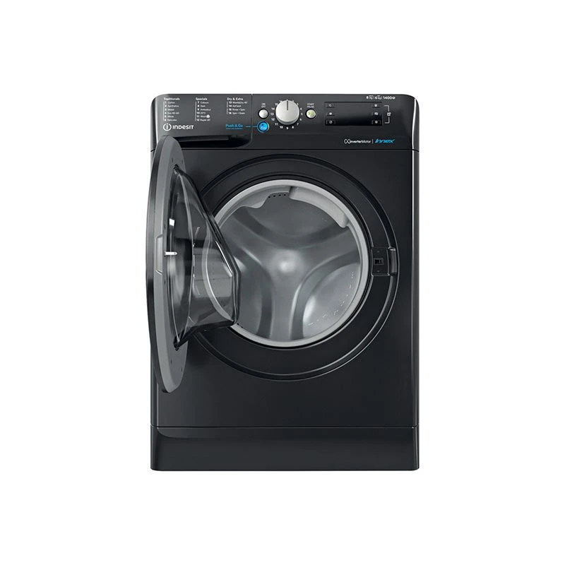 Indesit BDE 86436X B UK N 8/6kg 1400rpm Washer Dryer - Black 2 Indesit BDE 86436X B UK N 8/6kg 1400rpm Washer Dryer - Black - Image 2