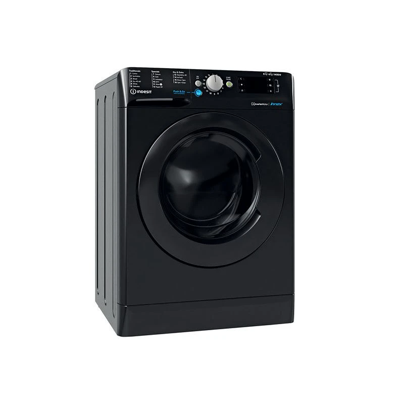 Indesit BDE 86436X B UK N 8/6kg 1400rpm Washer Dryer - Black 3 Indesit BDE 86436X B UK N 8/6kg 1400rpm Washer Dryer - Black - Image 3