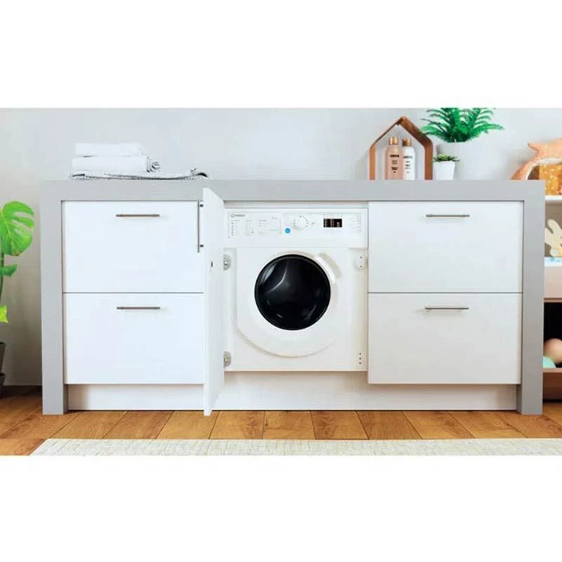 Indesit BI WDIL 75125 UK N Built-In 7kg 1200rpm Washer Dryer - White 5 Indesit BI WDIL 75125 UK N Built-In 7kg 1200rpm Washer Dryer - White - Image 5