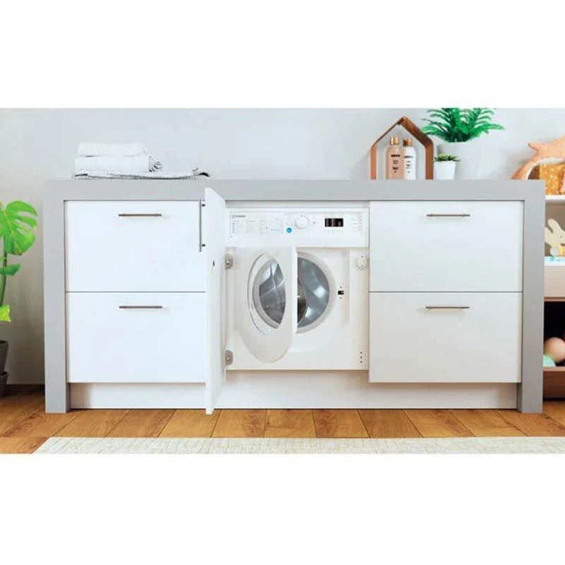 Indesit BI WMIL 71252 UK N Built In 7kg 1200rpm Washing Machine - White - BI WMIL 71252 UK N 4 Indesit BI WMIL 71252 UK N Built In 7kg 1200rpm Washing Machine - White - BI WMIL 71252 UK N - Image 4