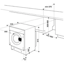 Indesit BI WMIL 71252 UK N Built In 7kg 1200rpm Washing Machine - White - BI WMIL 71252 UK N 19 Indesit BI WMIL 71252 UK N Built In 7kg 1200rpm Washing Machine - White - BI WMIL 71252 UK N -Blanco Shop i n indesit biwmil71252ukn 9