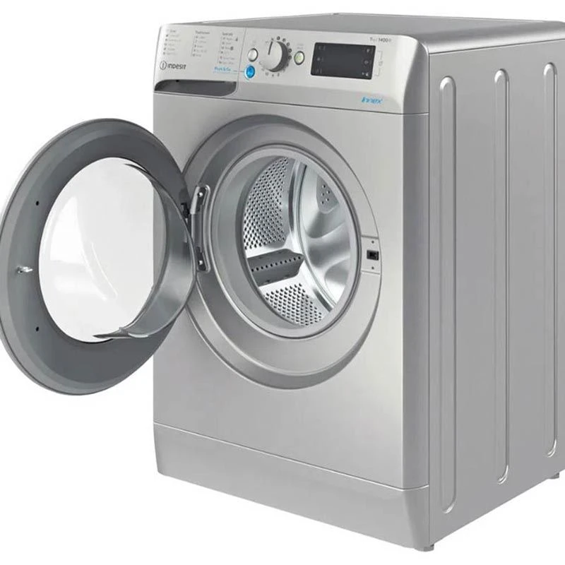 Indesit BWE 71452 S UK N Free Standing 7kg 1400rpm Washing Machine - Silver 2 Indesit BWE 71452 S UK N Free Standing 7kg 1400rpm Washing Machine - Silver - Image 2