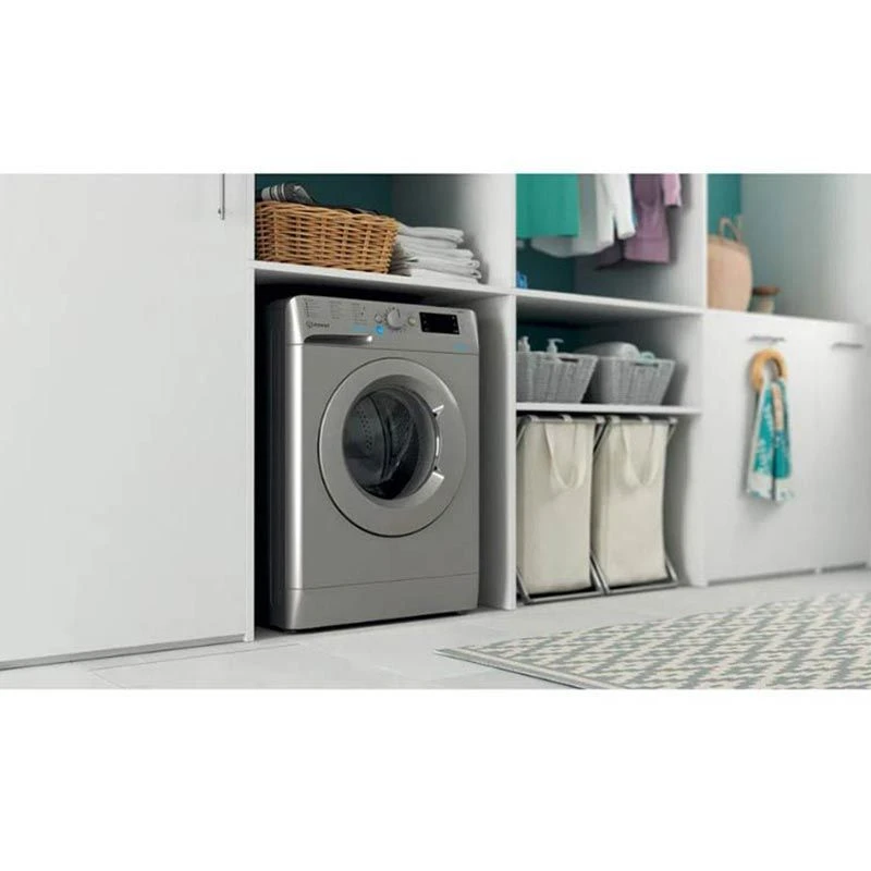 Indesit BWE 71452 S UK N Free Standing 7kg 1400rpm Washing Machine - Silver 3 Indesit BWE 71452 S UK N Free Standing 7kg 1400rpm Washing Machine - Silver - Image 3