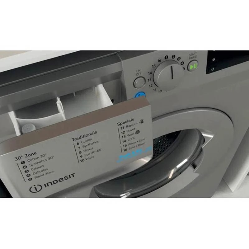 Indesit BWE 71452 S UK N Free Standing 7kg 1400rpm Washing Machine - Silver 6 Indesit BWE 71452 S UK N Free Standing 7kg 1400rpm Washing Machine - Silver - Image 6