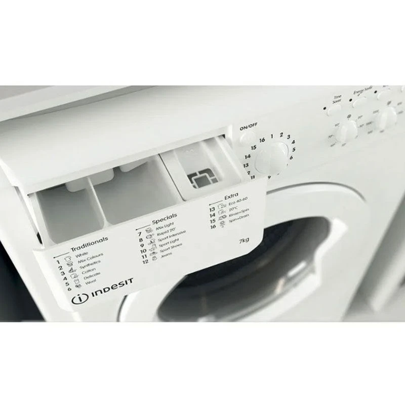 Indesit IWC 71252 W UK N Free Standing 7kg 1200rpm Washing Machine - White 5 Indesit IWC 71252 W UK N Free Standing 7kg 1200rpm Washing Machine - White - Image 5