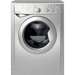 Indesit IWDC 65125 S UK N Free Standing 6/5kg 1200rpm Washer Dryer - Silver - IWDC 65125 S UK N