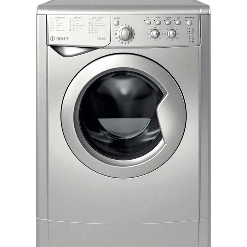 Indesit IWDC 65125 S UK N Free Standing 6/5kg 1200rpm Washer Dryer - Silver - IWDC 65125 S UK N 1 Indesit IWDC 65125 S UK N Free Standing 6/5kg 1200rpm Washer Dryer - Silver - IWDC 65125 S UK N