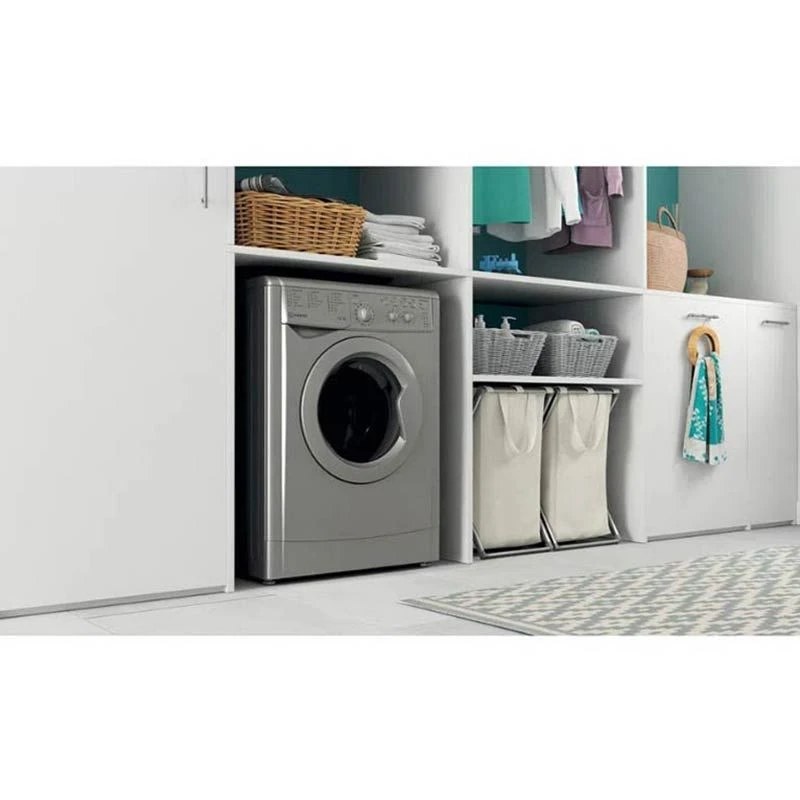 Indesit IWDC 65125 S UK N Free Standing 6/5kg 1200rpm Washer Dryer - Silver - IWDC 65125 S UK N 3 Indesit IWDC 65125 S UK N Free Standing 6/5kg 1200rpm Washer Dryer - Silver - IWDC 65125 S UK N - Image 3