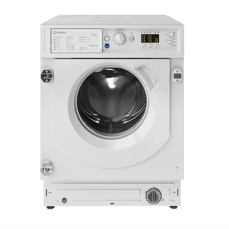 Indesit BI WDIL 75125 UK N Built-In 7kg 1200rpm Washer Dryer - White 1 Indesit BI WDIL 75125 UK N Built-In 7kg 1200rpm Washer Dryer - White