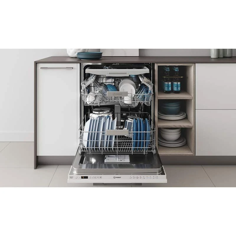 Indesit DIO 3T131 FE UK Fully Integrated 14 Place Dishwasher - White 3 Indesit DIO 3T131 FE UK Fully Integrated 14 Place Dishwasher - White - Image 3