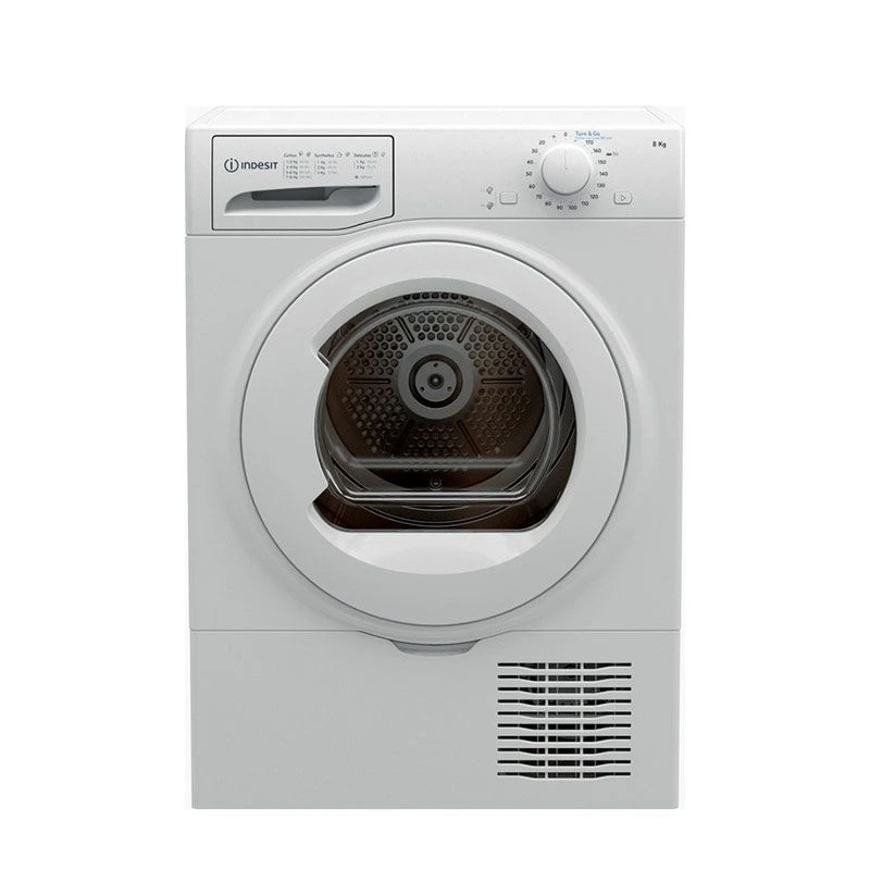 Indesit I2 D81W UK Free Standing 8kg Condenser Tumble Dryer - White 1 Indesit I2 D81W UK Free Standing 8kg Condenser Tumble Dryer - White